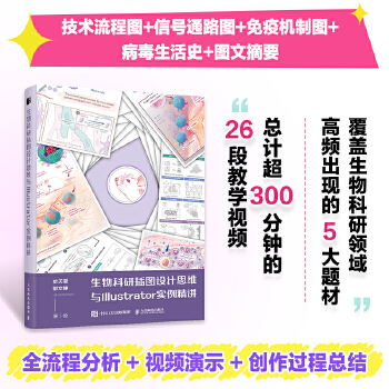《 生物科研插图设计思维与Illustrator实例精讲》[71M]百度网盘|pdf下载|亲测有效