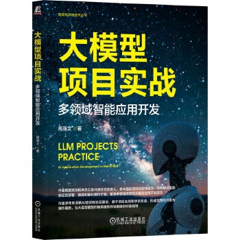 《 大模型项目实战：多领域智能应用开发 高强文》[59M]百度网盘|pdf下载|亲测有效